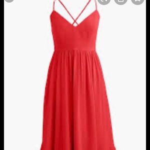 Jcrew drapey spaghetti dress